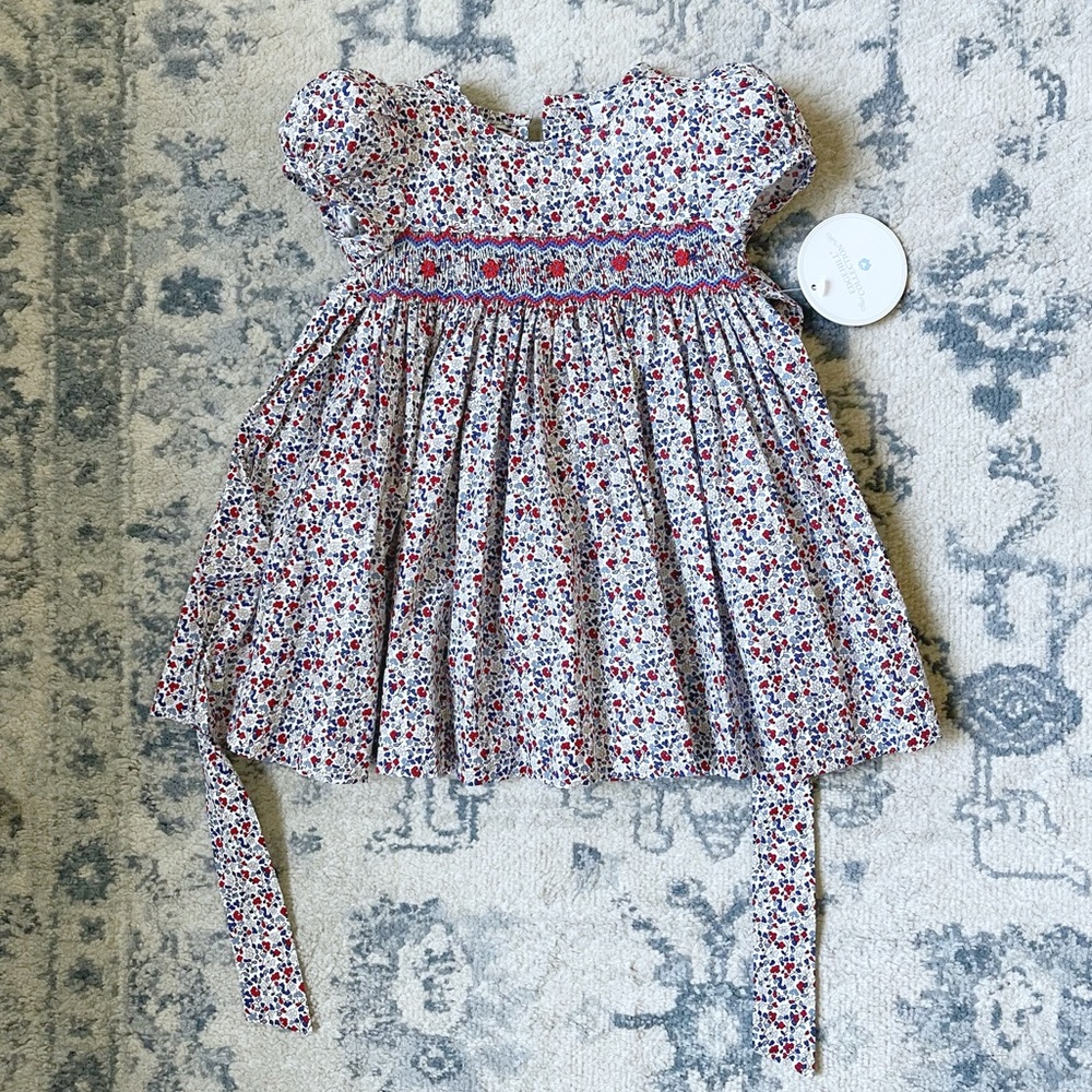 Edgehill Collection floral smocked dress